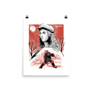 Renaissance Ninja Raphael Sumi-E
