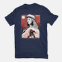 Renaissance Ninja Raphael Sumi-E-Womens-Fitted-Tee-Astrobot Invention