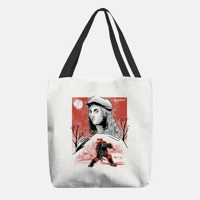 Renaissance Ninja Raphael Sumi-E-None-Basic Tote-Bag-Astrobot Invention