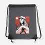 Renaissance Ninja Raphael Sumi-E-None-Drawstring-Bag-Astrobot Invention