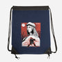 Renaissance Ninja Raphael Sumi-E-None-Drawstring-Bag-Astrobot Invention