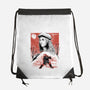 Renaissance Ninja Raphael Sumi-E-None-Drawstring-Bag-Astrobot Invention