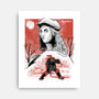 Renaissance Ninja Raphael Sumi-E-None-Stretched-Canvas-Astrobot Invention