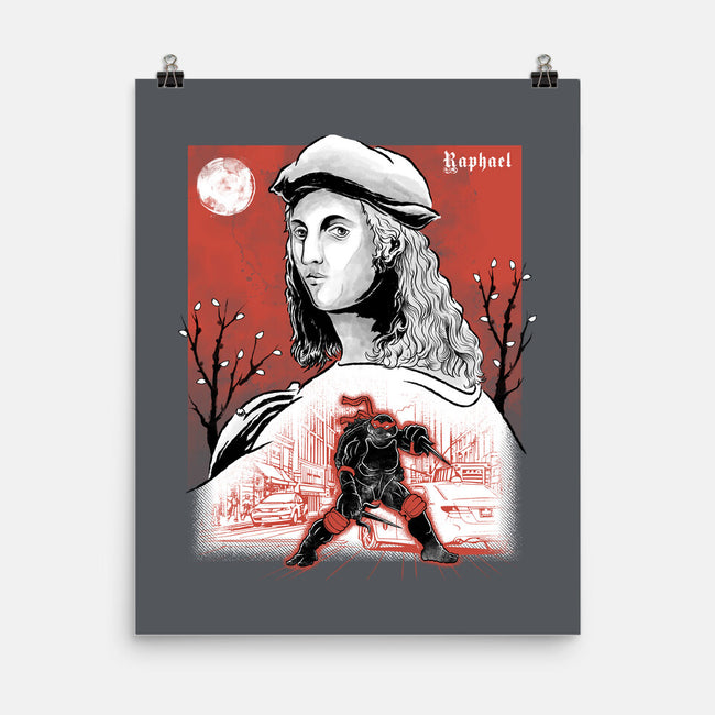 Renaissance Ninja Raphael Sumi-E-None-Matte-Poster-Astrobot Invention