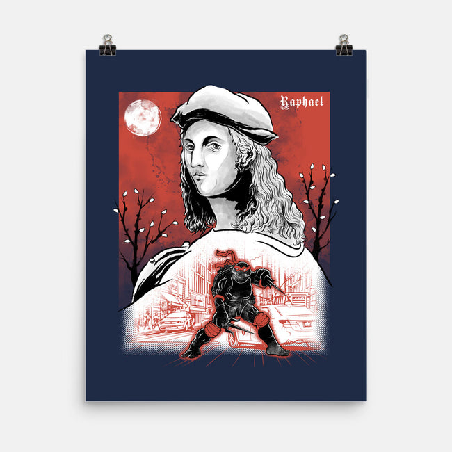 Renaissance Ninja Raphael Sumi-E-None-Matte-Poster-Astrobot Invention