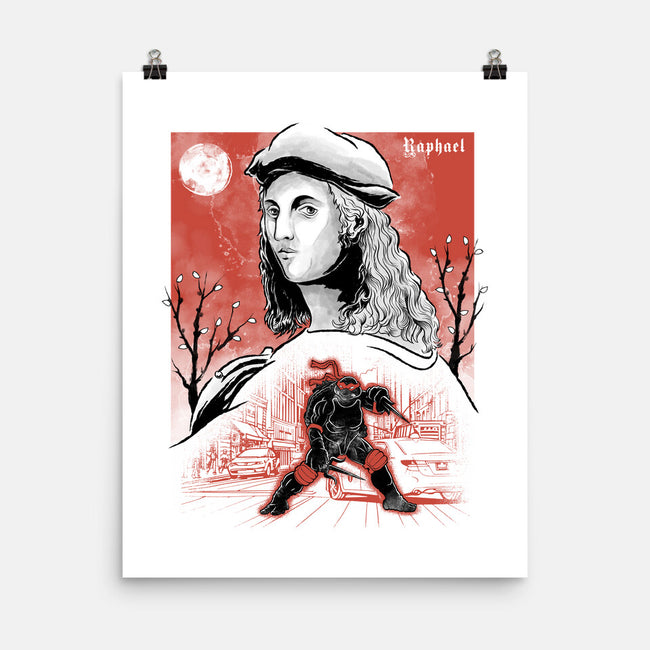 Renaissance Ninja Raphael Sumi-E-None-Matte-Poster-Astrobot Invention