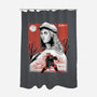 Renaissance Ninja Raphael Sumi-E-None-Polyester-Shower Curtain-Astrobot Invention