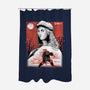 Renaissance Ninja Raphael Sumi-E-None-Polyester-Shower Curtain-Astrobot Invention