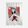 Renaissance Ninja Raphael Sumi-E-None-Polyester-Shower Curtain-Astrobot Invention