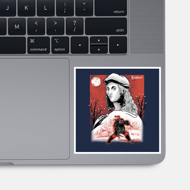 Renaissance Ninja Raphael Sumi-E-None-Glossy-Sticker-Astrobot Invention
