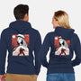 Renaissance Ninja Raphael Sumi-E-Unisex-Zip-Up-Sweatshirt-Astrobot Invention