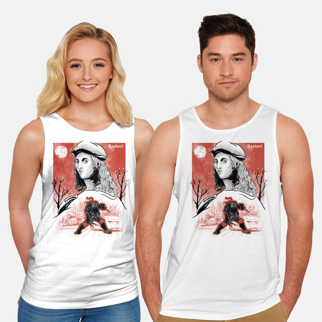 Renaissance Ninja Raphael Sumi-E-Unisex-Basic-Tank-Astrobot Invention