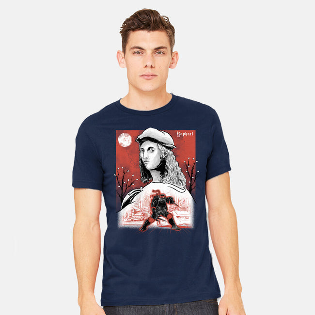 Renaissance Ninja Raphael Sumi-E-Mens-Heavyweight-Tee-Astrobot Invention