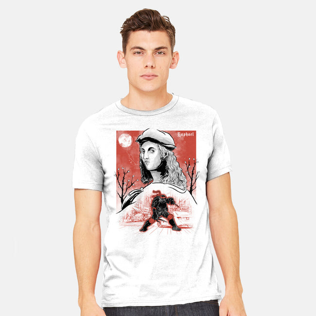 Renaissance Ninja Raphael Sumi-E-Mens-Heavyweight-Tee-Astrobot Invention