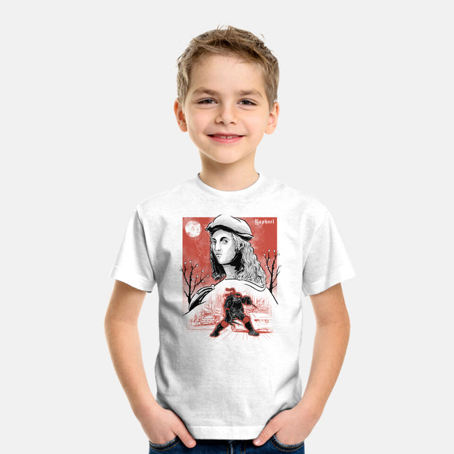 Renaissance Ninja Raphael Sumi-E-Youth-Basic-Tee-Astrobot Invention