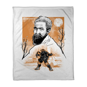 Renaissance Ninja Michelangelo Sumi-E