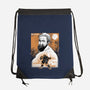 Renaissance Ninja Michelangelo Sumi-E-None-Drawstring-Bag-Astrobot Invention