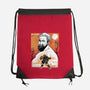 Renaissance Ninja Michelangelo Sumi-E-None-Drawstring-Bag-Astrobot Invention