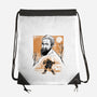 Renaissance Ninja Michelangelo Sumi-E-None-Drawstring-Bag-Astrobot Invention