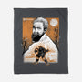 Renaissance Ninja Michelangelo Sumi-E-None-Fleece-Blanket-Astrobot Invention
