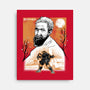 Renaissance Ninja Michelangelo Sumi-E-None-Stretched-Canvas-Astrobot Invention