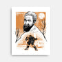 Renaissance Ninja Michelangelo Sumi-E-None-Stretched-Canvas-Astrobot Invention