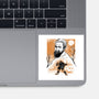 Renaissance Ninja Michelangelo Sumi-E-None-Glossy-Sticker-Astrobot Invention
