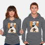 Renaissance Ninja Michelangelo Sumi-E-Unisex-Pullover-Sweatshirt-Astrobot Invention