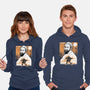 Renaissance Ninja Michelangelo Sumi-E-Unisex-Pullover-Sweatshirt-Astrobot Invention