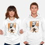 Renaissance Ninja Michelangelo Sumi-E-Unisex-Pullover-Sweatshirt-Astrobot Invention