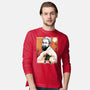 Renaissance Ninja Michelangelo Sumi-E-Mens-Long Sleeved-Tee-Astrobot Invention