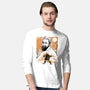 Renaissance Ninja Michelangelo Sumi-E-Mens-Long Sleeved-Tee-Astrobot Invention