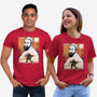 Renaissance Ninja Michelangelo Sumi-E-Unisex-Basic-Tee-Astrobot Invention
