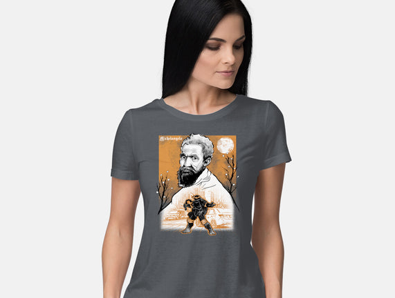 Renaissance Ninja Michelangelo Sumi-E