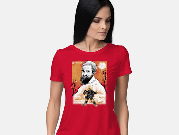 Renaissance Ninja Michelangelo Sumi-E