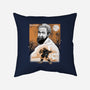Renaissance Ninja Michelangelo Sumi-E-None-Removable Cover w Insert-Throw Pillow-Astrobot Invention