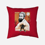 Renaissance Ninja Michelangelo Sumi-E-None-Removable Cover w Insert-Throw Pillow-Astrobot Invention