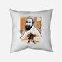 Renaissance Ninja Michelangelo Sumi-E-None-Removable Cover w Insert-Throw Pillow-Astrobot Invention