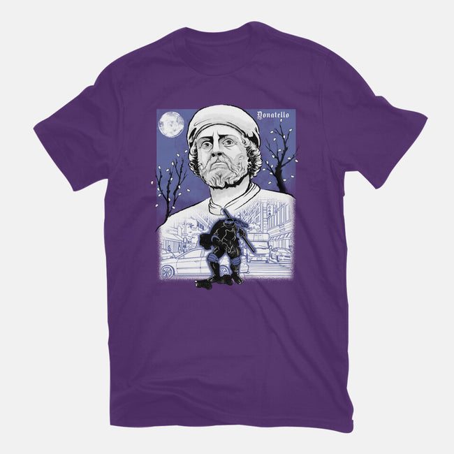 Renaissance Ninja Donatello Sumi-E-Youth-Basic-Tee-Astrobot Invention