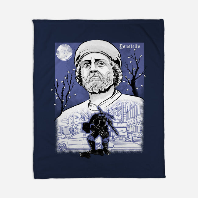 Renaissance Ninja Donatello Sumi-E-None-Fleece-Blanket-Astrobot Invention