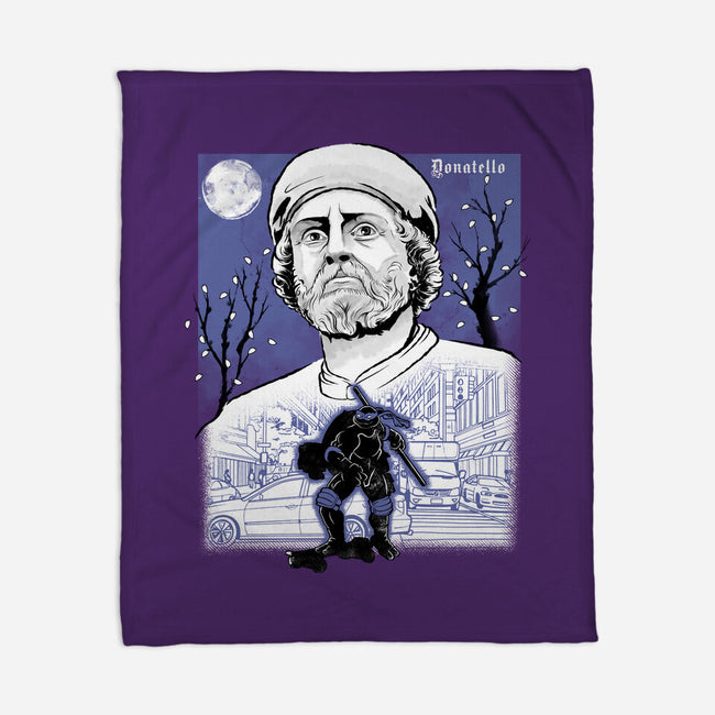 Renaissance Ninja Donatello Sumi-E-None-Fleece-Blanket-Astrobot Invention