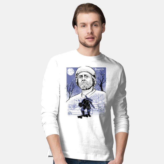Renaissance Ninja Donatello Sumi-E-Mens-Long Sleeved-Tee-Astrobot Invention