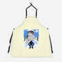 Renaissance Ninja Leonardo Sumi-E-Unisex-Kitchen-Apron-Astrobot Invention