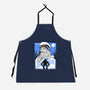 Renaissance Ninja Leonardo Sumi-E-Unisex-Kitchen-Apron-Astrobot Invention