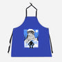 Renaissance Ninja Leonardo Sumi-E-Unisex-Kitchen-Apron-Astrobot Invention