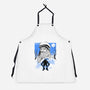 Renaissance Ninja Leonardo Sumi-E-Unisex-Kitchen-Apron-Astrobot Invention