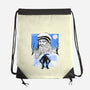 Renaissance Ninja Leonardo Sumi-E-None-Drawstring-Bag-Astrobot Invention