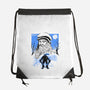 Renaissance Ninja Leonardo Sumi-E-None-Drawstring-Bag-Astrobot Invention