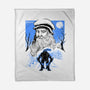 Renaissance Ninja Leonardo Sumi-E-None-Fleece-Blanket-Astrobot Invention
