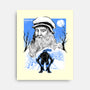 Renaissance Ninja Leonardo Sumi-E-None-Stretched-Canvas-Astrobot Invention
